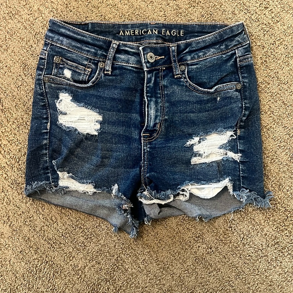 american eagle jean shorts